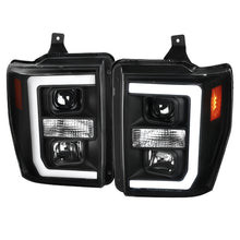 Load image into Gallery viewer, 284.99 Spec-D Projector Headlights Ford F250/F350/F450 (08-09-10) LED C-Bar - Black / Smoke / Chrome - Redline360 Alternate Image