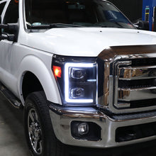 Load image into Gallery viewer, 349.95 Spec-D Projector Headlights Ford F250 F350 F450 F550 (11-16) Switchback Sequential - Black / Tinted / Clear - Redline360 Alternate Image