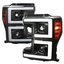 Load image into Gallery viewer, 369.95 Spec-D Projector Headlights Ford F250/F350/F450 (2017-2019) Sequential LED - Black / Tinted / Clear - Redline360 Alternate Image
