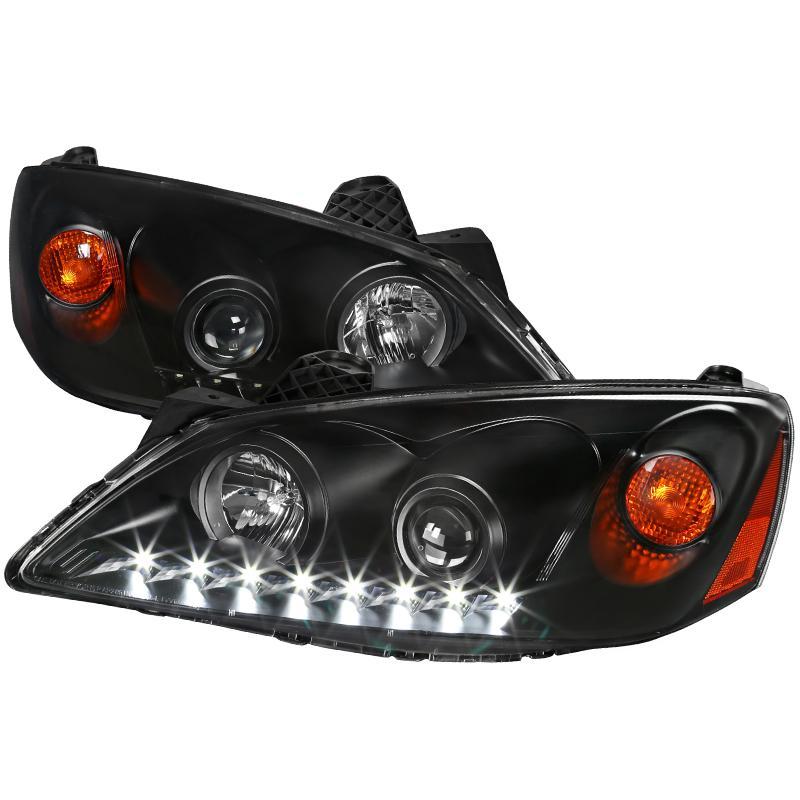 Spec-D Projector Headlights Pontiac G6 (05-10) LED DRL - Black / Smoke ...