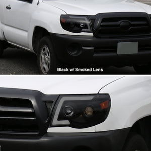 269.95 Spec-D Projector Headlights Toyota Tacoma (05-11) Sequential - Black / Smoke / Chrome - Redline360