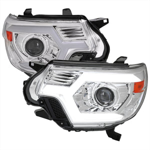 Spec-D Projector Headlights Toyota Tacoma (12-15) Sequential - Black ...