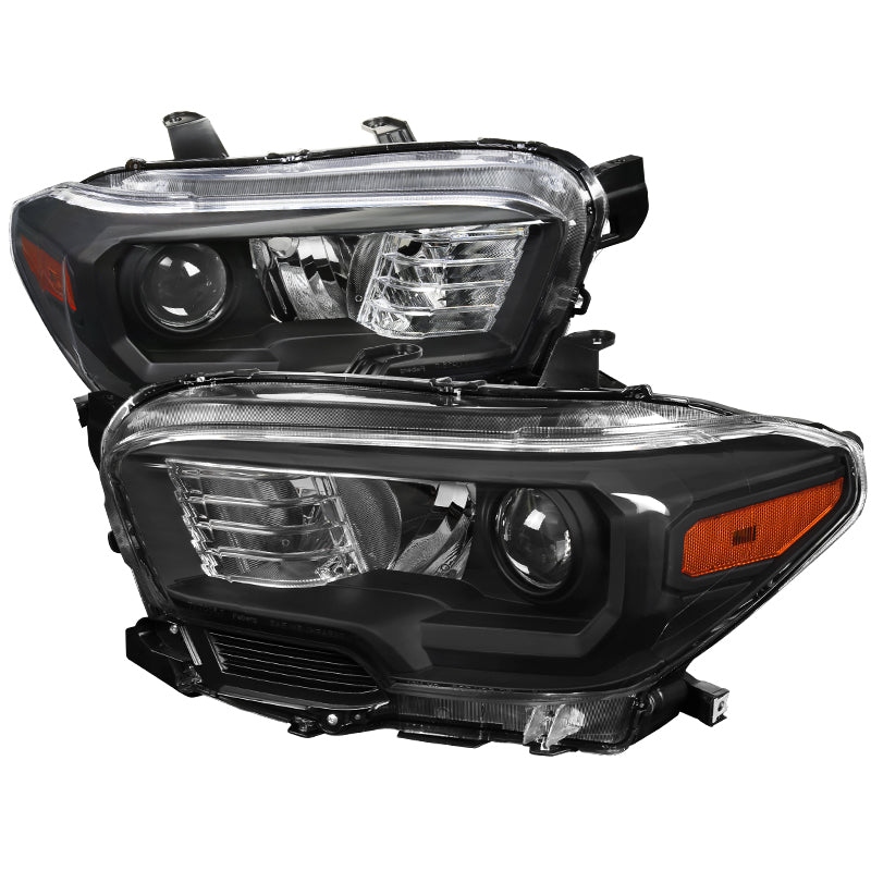 Spec-D Projector Headlights Toyota Tacoma (2016-2023) Black or Chrome w/ LED