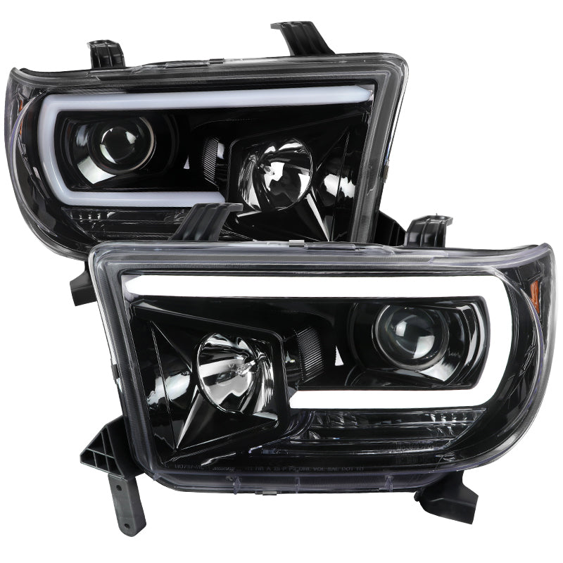 Spec-D Projector Headlights Tundra (07-13) Sequoia (08-17) LED DRL - B ...