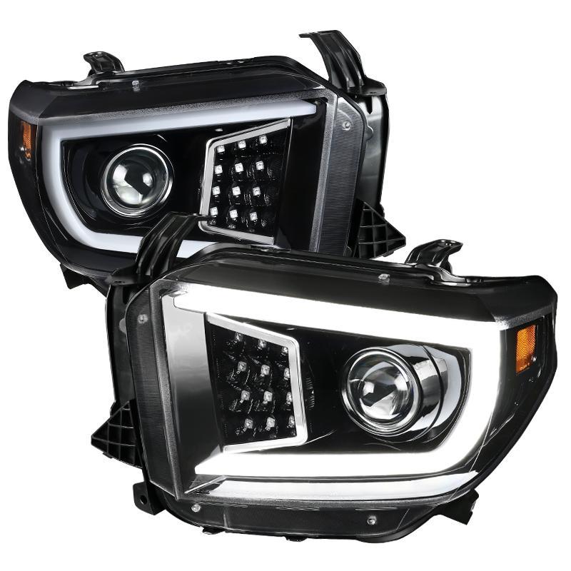 Spec-D Projector Headlights Toyota Tundra (14-21) Sequential LED DRL -