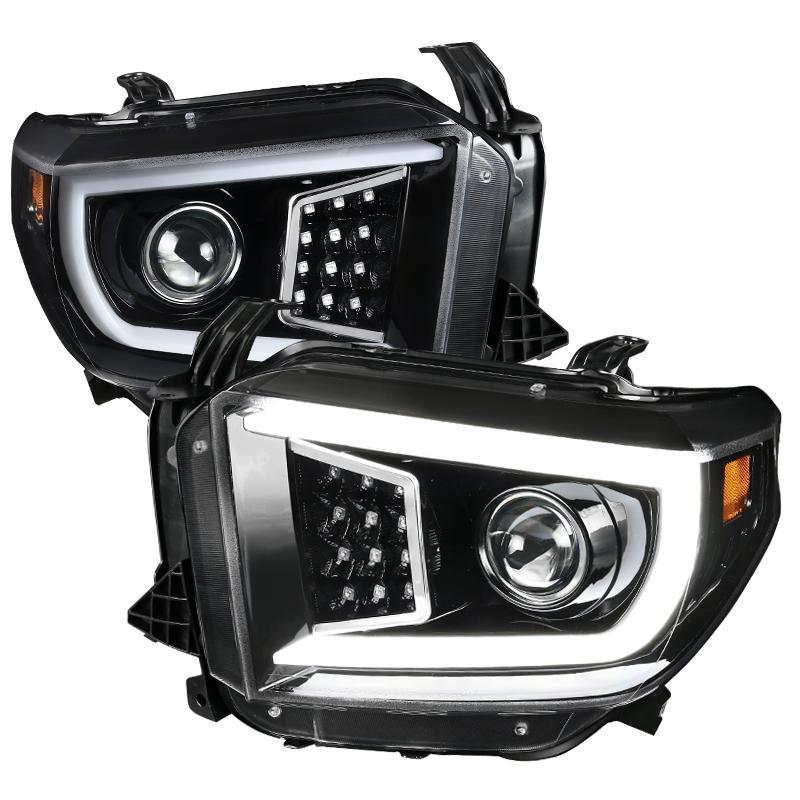 Spec-D Projector Headlights Toyota Tundra (14-21) Sequential LED DRL ...