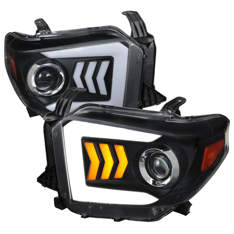 Spec-D Projector Headlights Toyota Tundra (2014-2021) Sequential 3