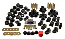 Load image into Gallery viewer, Energy Suspension Hyper-Flex Master Bushing Set Jeep Wrangler CJ7 (87-95) Red or Black - Black Alternate Image