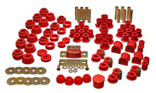 Load image into Gallery viewer, Energy Suspension Hyper-Flex Master Bushing Set Jeep Wrangler CJ7 (87-95) Red or Black - Red Alternate Image