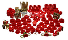 Load image into Gallery viewer, Energy Suspension Hyper-Flex Master Bushing Set Jeep Wrangler TJ / LJ [w/ 1in. LIFT] (97-06) Black or Red - Red Alternate Image