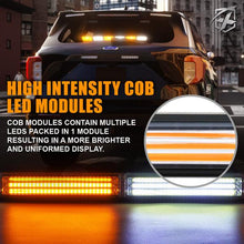 Load image into Gallery viewer, 89.99 Xprite 35" G1 Warrant Series Traffic Advisor COB LED Strobe Light Bar - Red-Blue/White-Amber/Amber - Redline360 Alternate Image