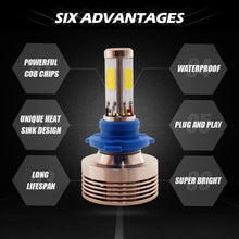Load image into Gallery viewer, Xprite COB LED Headlight Conversion Kit 4S series - 9006/HB4 or 907/HB5 or H4 or H8/H9/H11 or H7 or H13 - 9006/HB4 Alternate Image