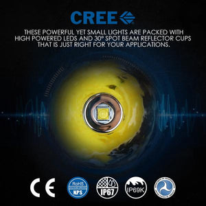 26.99 Xprite CREE LED Spot Light (10W) Mini-Pro Series - Spot / Flood - Redline360