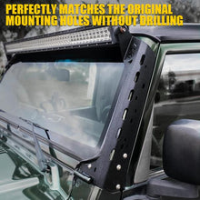 Load image into Gallery viewer, Xprite Light Bar Mounting Brackets Jeep Wrangler TJ LJ (1997-2006) Mamba Series Front Windshield 50" - WLB-0027-G1 - Default Title Alternate Image