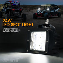 Load image into Gallery viewer, 134.99 Xprite Sunrise Series 3&quot; LED Spot Light w/ Blue Backlight  - Clear or Amber - Redline360 Alternate Image