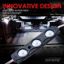 Load image into Gallery viewer, Xprite 8 LED Rock Light Pods Truck Bed Lighting Kit w/ Switch - Blue/Green/Purple/Pink/Red/White/Yellow - Blue Alternate Image