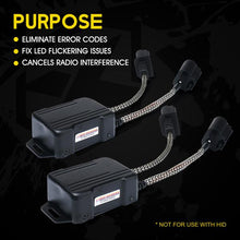 Load image into Gallery viewer, Xprite Reflex Series LED Headlight Canbus Anti-Flicker Resistor Decoder for H13 (1 Pair) HL-CANBUS-H13-G1 - Default Title Alternate Image