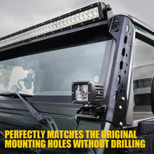 Load image into Gallery viewer, 89.99 Xprite Light Bar Mounting Brackets w/ Lower Jeep Wrangler TJ LJ (1997-2006) Mamba Series Front Windshield 50&quot; - WLB-0028-G1 - Redline360 Alternate Image