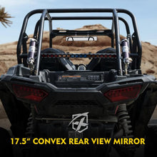 Load image into Gallery viewer, Xprite 17.5" Convex Rear Wide View Tempered Glass Mirror for UTVs with 1.75" Rollbars - UTV-CM-G2 - Default Title Alternate Image