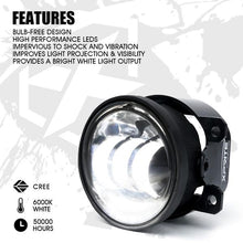 Load image into Gallery viewer, 129.99 Xprite LED Fog Lights Subaru Impreza (12-16) WRX/STi (15-18) OverCast Series 4&quot; 60W CREE - Redline360 Alternate Image