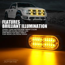 Load image into Gallery viewer, Xprite Squad Series 4W Flush Mount Side Marker Strobe Light - Blue/Red/White/Amber/Combo - Blue Alternate Image