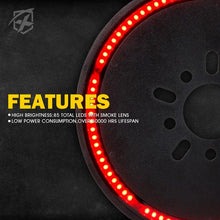 Load image into Gallery viewer, Xprite Spare Tire LED Brake Light Jeep Wrangler JL (2018-2020 ) 14" Cyclone Series - TL-JL-WHEEL-G1 - Default Title Alternate Image
