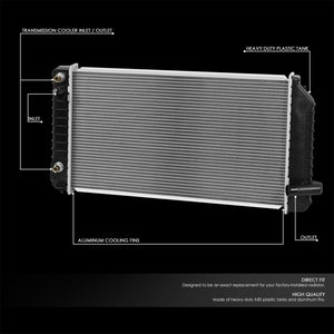 DNA Radiator Pontiac Grand Am 3.3L V6 (92-93) [DPI 1343] OEM Replacement w/ Aluminum Core