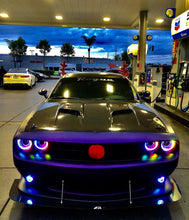 Load image into Gallery viewer, 152.96 Oracle Fog Light Halo Upgrade Kit Dodge Challenger (08-14) [Dynamic ColorSHIFT] Waterproof or Non-Waterproof - Redline360 Alternate Image