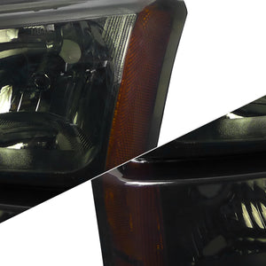109.95 Spec-D OEM Replacement Headlights Chevy Silverado / Avalanche (2003-2007) Black or Chrome - Redline360