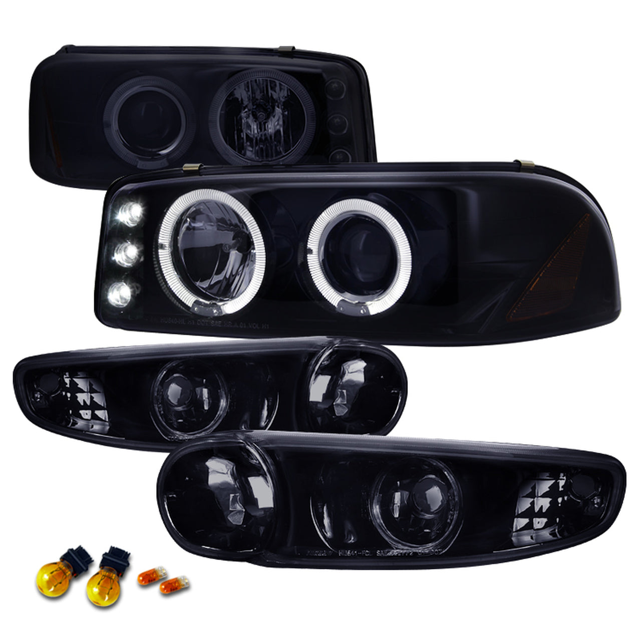 Spec-D Projector Headlights GMC Yukon (01-06) Sierra (01-07) Dual