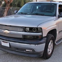 Load image into Gallery viewer, 165.00 Spec-D Projector Headlights Silverado (99-02) Tahoe/Suburban (00-06) LED Dual Halo w/ Bumper Lights - Black or Chrome - Redline360 Alternate Image