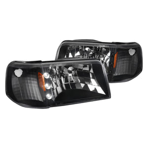 118.00 Spec-D OEM Replacement Headlights Ford Ranger (1993-1997) w/ or w/o LED Accent Light - Redline360