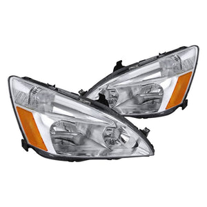 119.95 Spec-D OEM Replacement Headlights Honda Accord (03-07) Euro Style - Black or Chrome - Redline360