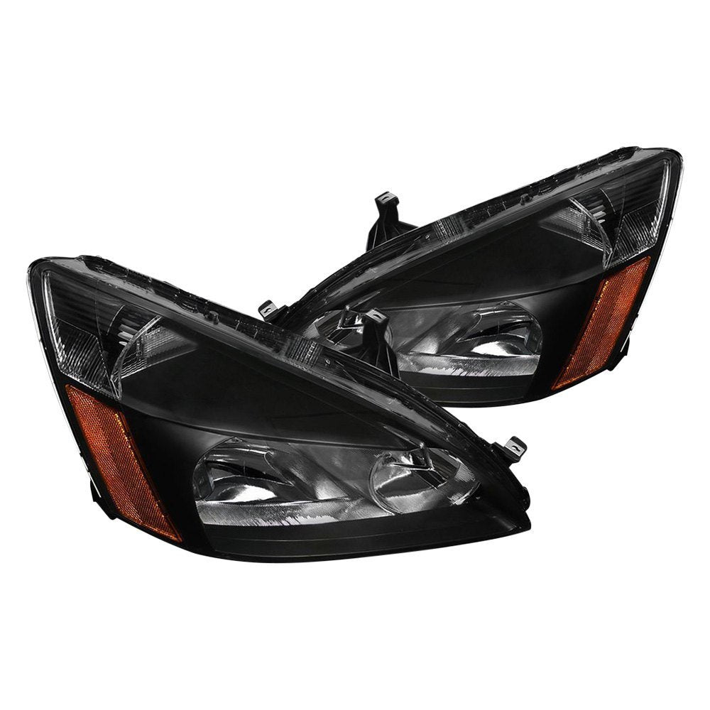119.95 Spec-D OEM Replacement Headlights Honda Accord (03-07) Euro Style - Black or Chrome - Redline360