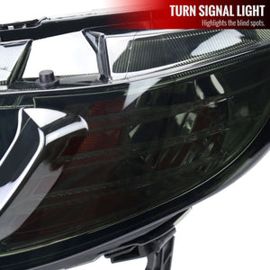 Spec-D Replacement Headlights Honda Civic & Civic Si Sedan (06-11) w/ LED Strip