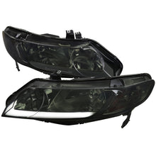 Load image into Gallery viewer, Spec-D Replacement Headlights Honda Civic &amp; Civic Si Sedan (06-11) w/ LED Strip Alternate Image