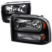 Load image into Gallery viewer, 149.95 Spec-D Crystal Headlights Ford F250 / F350 (1999-2004) w/ or w/o LED Light Bar - Redline360 Alternate Image
