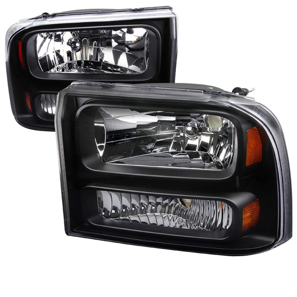 Spec-D Crystal Headlights Ford Excursion (2000-2004) w/ or w/o LED