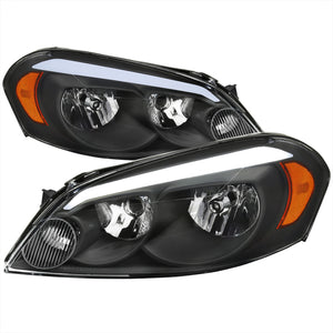 279.95 Spec-D Projector Headlights Chevy Impala (06-15) Monte Carlo (06-07) Black Housing - Redline360