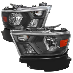 299.95 Spec-D OEM Replacement Headlights Ram 1500 (19-21) Chrome / Black / Tinted - Redline360