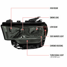 Load image into Gallery viewer, 339.00 Spec-D Replacement Headlights Ram 2500 3500 (2019-2022) Chrome / Black - Redline360 Alternate Image