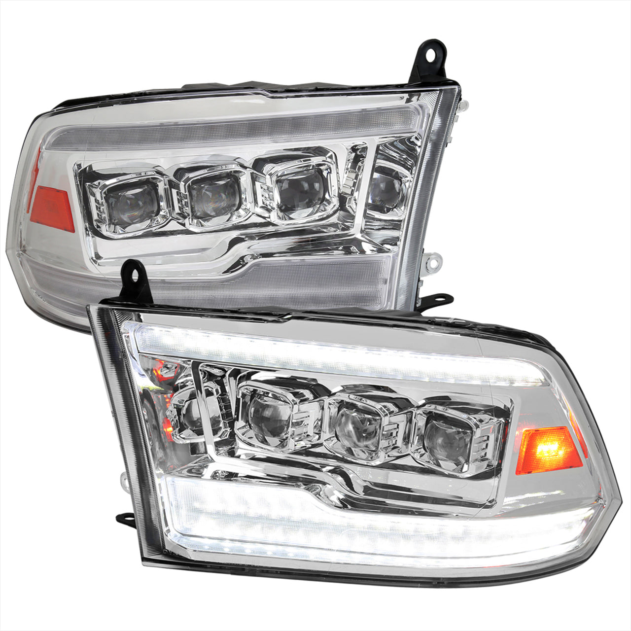 Spec-D Projector Headlights Dodge Ram (09-18) Full LED