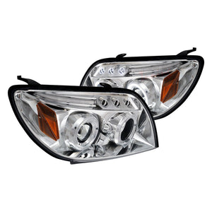 Spec-D Tuning Black Headlights Pair For 2003-2005 Toyota 4Runner – DOT/SAE