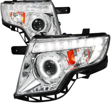 Load image into Gallery viewer, 239.95 Spec-D Projector Headlights Ford Edge (07-10) Halo w/ LED Bar - Black or Chrome - Redline360 Alternate Image