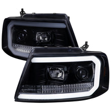 Load image into Gallery viewer, 279.95 Spec-D Projector Headlights Ford F150 (04-08) Mark LT (06-08) C-Bar LED - Black / Smoke Tint / Chrome - Redline360 Alternate Image