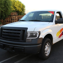 Load image into Gallery viewer, 279.95 Spec-D Projector Headlights Ford F150 (2009-2014) w/ Triple Bar LED C-Light - Black / Chrome - Redline360 Alternate Image