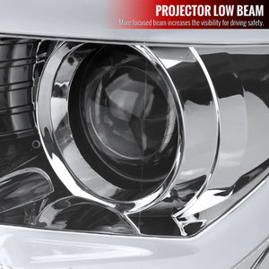 359.95 Spec-D Projector Headlights Ford F150 (2015-2016-2017) LED Bar & Sequential Switchback - Black / Chrome / Smoke - Redline360