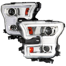 Load image into Gallery viewer, 359.95 Spec-D Projector Headlights Ford F150 (2015-2016-2017) LED Bar &amp; Sequential Switchback - Black / Chrome / Smoke - Redline360 Alternate Image