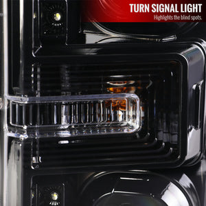 399.95 Spec-D Projector Headlights Ford F250/F350/F450 (17-18-19) Switchback LED C-Bar - Redline360
