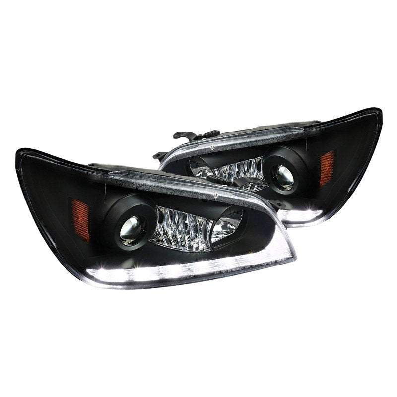 Dual G3 Halo LED Black Projector Headlights For 2001-2005 Lexus IS300 IS-300 Black Housing